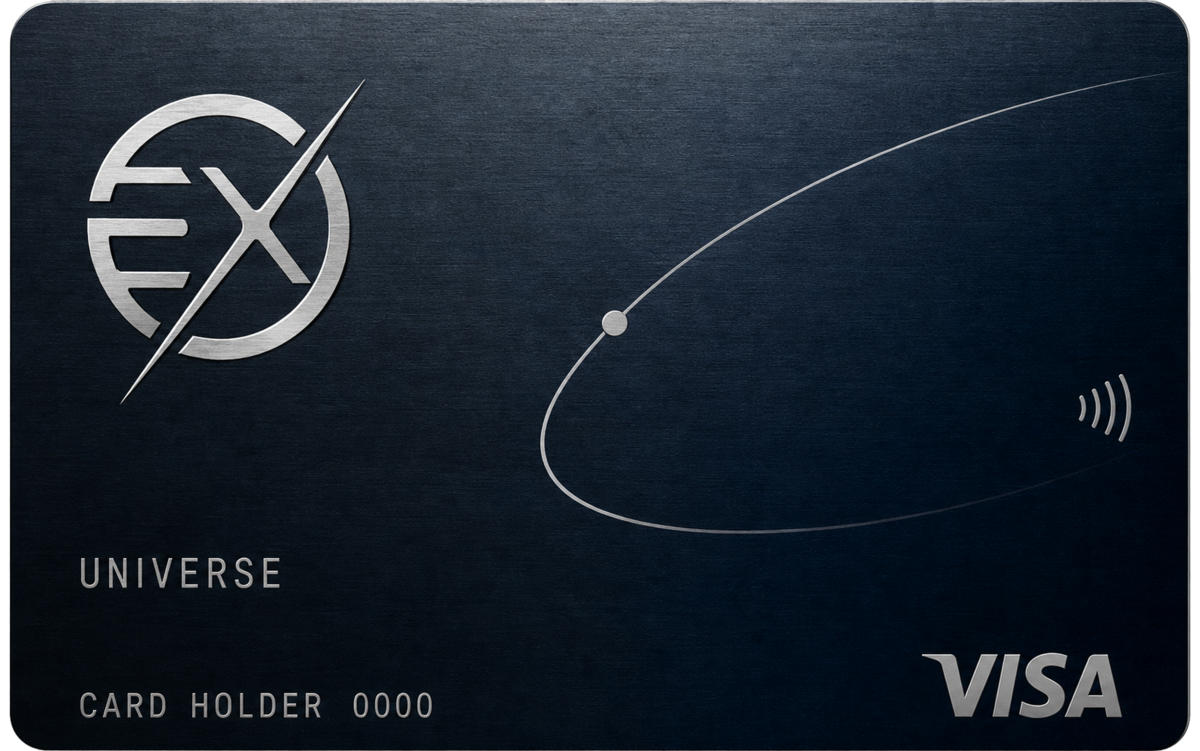 ExCards Visa Universe card